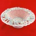 Belleek Basket Blue Forget-Me-Nots & Berries 6" 