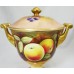 Coalport Covered Urn Pinter artist 7.25"  tall