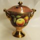 Coalport Covered Urn Pinter artist 7.25"  tall