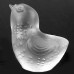 Baccarat Chick Head Up frost 762532 2.5" long 