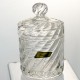 Baccarat Covered Box Volute 712501 5.5" tall
