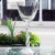 CARAT CLEAR by Lenox Crystal Goblet 9" tall