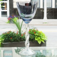 CARAT SAPPHIRE by Lenox Crystal Wine 8.75" tall