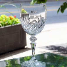 CLADDAGH SUITE by Galway Crystal 4 Goblet Set made Ireland