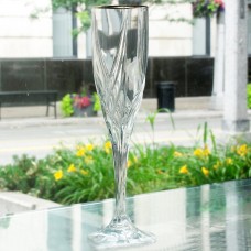 DEBUT GOLD by Lenox Crystal Flute Champagne 9" tall
