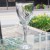 DEBUT PLATINUM by Lenox Crystal Wine 7.5" tall