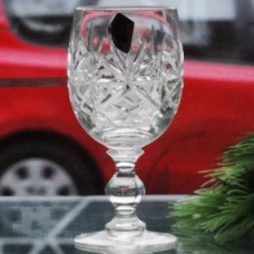 EDINBURGH Crystal OXFORD Wine 5.8" tall NEW Czechoslovakia
