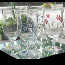 FLORAL SPIRIT by Lenox Set of 4 Iced Beverage 7.2" tall