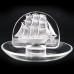 Lalique Caravelle Pin Tray Clipper Ship 