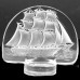 Lalique CARAVELLE Seal Clipper Ship  #10601
