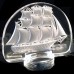 Lalique CARAVELLE Seal Clipper Ship  #10601