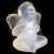 Lalique Cherub Crying 12042 Opal 3" tall NEW IN BOX
