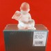Lalique Cherub Malizioso Clear 12041 Looking Left 3.25" NIB