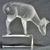 Lalique Fawn Clear White NEW IN BOX #11804 2.5" tall