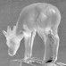 Lalique Fawn Frosted White NEW IN BOX  #30200 2.5" tall