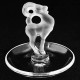 Lalique Ram Pin Tray #10708 3.5" tall