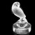 Lalique Turtledove Large Base Paperweight #11821