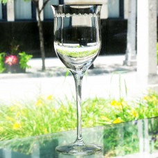 PEARL PLATINUM by Lenox Goblet 9" tall