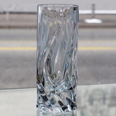 Peill Malachit Mit Keilschliff Vase #31392 height 6"