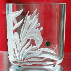 Peill Moonline Mit Tiefrelief Vase height 6.2"