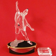 Swarovski Pierrot SCS Annual Edition 1999 with stand and plaque