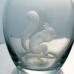 Val St. Lambert  Squirrel Vase 5" tall