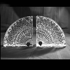 Waterford Book Ends Pair 5.25" tall