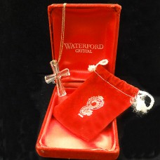 Waterford Cross with Gold filled chain original box Waterford Cross with Gold filled chain original box