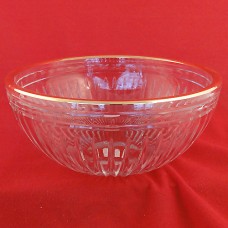 Waterford Hanover Gold Bowl 8" diameter