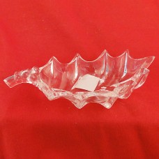 Waterford Holly Leaf Dish 7.5" long