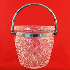 Waterford Ice Bucket Handled 6.25" tall
