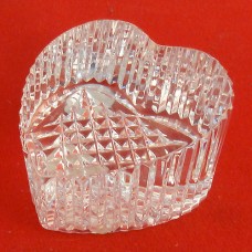Waterford Paperweight Heart 2.5" wide