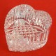 Waterford Paperweight Heart 2.5" wide