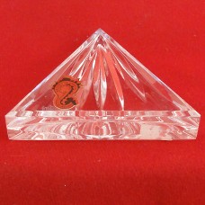 Waterford Paperweight Triangle 3" long