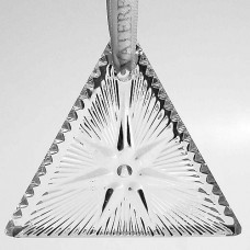 Waterford Times Square Ornament 2000 3" triangular 
