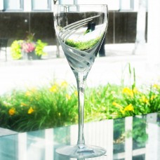 WINDSWEPT by Lenox Crystal Wine 7.8" tall