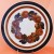 Arabia Finland Anemone Brown Platter Round 13 in dia