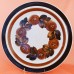 Arabia Finland Anemone Brown Platter Round 13 in dia