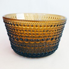 Arabia Finland Kastehelmi Open Sugar Brown 2 inches tall