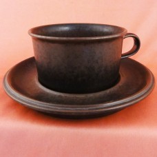 Arabia Ruska Cup & Saucer 2.2 inches tall flat cup