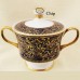ARISTROCRAT by Sango Covered Sugar Bowl 4.25" Chip on Lid