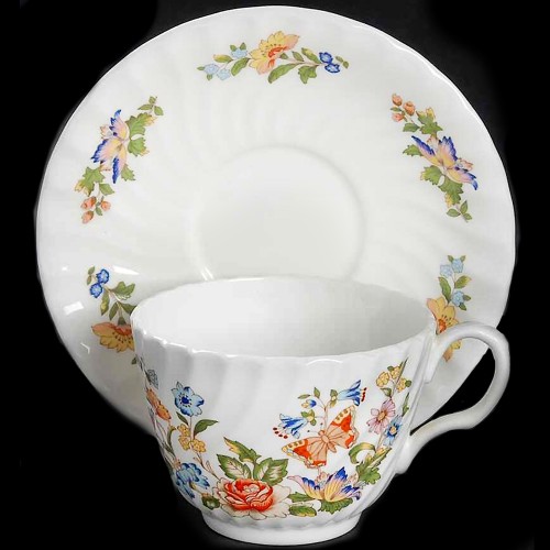 Aynsley Cottage Garden Tea Cup & Saucer
