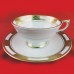Aynsley Empress White & Gold Cup & Saucer 