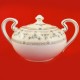Aynsley Fleurette Covered Sugar 4.25" tall