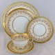 Aynsley Gold Dowery 5 piece Place Setting