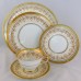 Aynsley Gold Dowery Salad Plate 8.25" diameter
