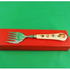 Aynsley Orchard Gold Fork Silver Plated 6.5" long