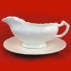 Aynsley Snow Crocus Gravy Boat & Stand