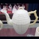 Belleek Coffee Pot Limpet 8" tall Shell Lustre Ware