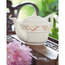 Belleek Tea Pot 5" tall